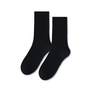 Custom Retro Crew Cotton Polyester Sock Thick Terry Sport Custom Knitted Men Socks