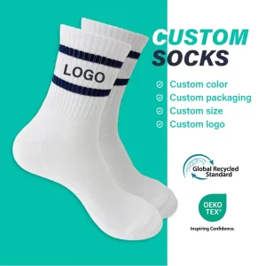Custom Running Socks Breathable Cotton Athletic Socks Quick Dry Men Sporty Socks