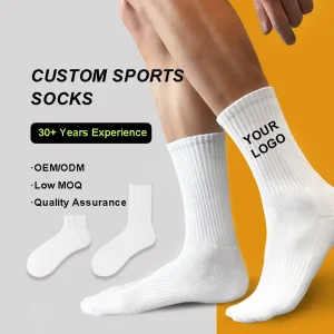 Custom Sock Manufacturer Professional Sports Running Terry Bottom Low Cut Ankle Crew Cotton Socks