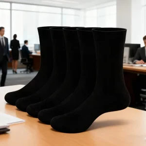 Custom Socks Manufacturer Business Work Formal Men’s Bamboo Formal Man Sock Crew