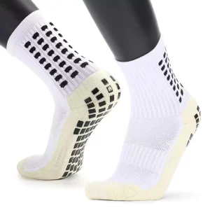 Custom Spandex Nylon Cotton Men’s Anti Slip Soccer Football Grip Socks Autumn Quick Dry Breathable