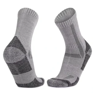 Custom Sports Socks Breathable Winter Warm Wool Sock Men Crew Wool Socks for Hiking Skiing