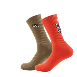 Custom Sports Solid Color Running Design Custom Men’s Sport Socks