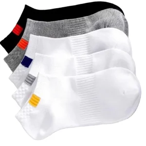 Custom Summer Cotton Man Short Socks Fashion Breathable Ankle Man Boat Socks Comfortable Casual Socks With Logo