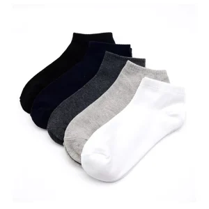 Custom Summer Cotton Man Short Socks Fashion Breathable Men Boat Socks Comfortable Casual Ankle Socks