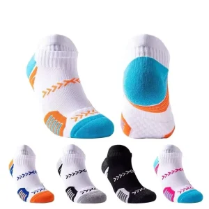 Custom Thick Terry Cotton Sports Socks for Men Breathable Running Socks