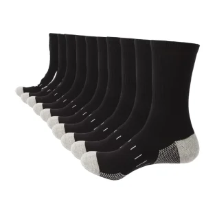 Custom Thick Work Socks for Men Heavy Duty Combed Cotton Breathable Crew High for Autumn