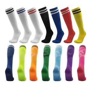 Custom Towel Bottom Athletic Knee High Long Men Football Socks