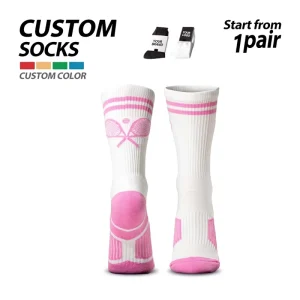 Custom Unisex Socks Multiple Colors Tennis High Quality Socks Sport Socks