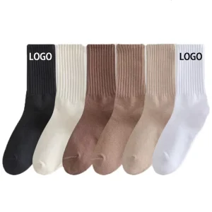 Custom Unisex Socks Sport Cotton Embroidered Custom Logo Crew Socks Men