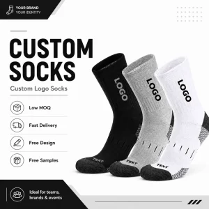 Custom Unisex Summer Casual Cotton Thin Sports Socks 100% Sweat-Absorbent Anti-Odor White All-Match Socks