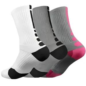 Custom Winter Crew Socks Logo ODM Sample Export Knitted Digital Printing Embroidered Invisible Boat Casual Sports Socks