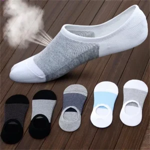 Custom Women Mens Sports Trainer Cotton Casual Non Slip Ankle Invisible Boat Socks Low Cut No Show Socks