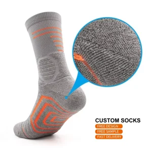 Custom Youth Sport Athletic Crew Performance Standard Cushioned Knee High Breathable Quick Dry Cotton Sports Socks Logo