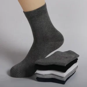 Custom logo Business Dress Bamboo Fiber Socks