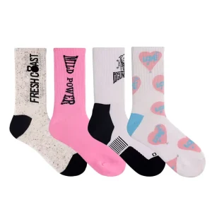Custom logo Cotton Sports Socks Mens Athletic Socks Cycling Gym Workout Terry Sport Sox Crew Sock
