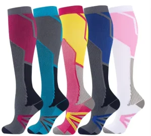 Custom-made Factory Cotton Sports Men’s Sports Gym Exercise Socks Crew Compression Socks 20-30 MMHG Men’s Socks