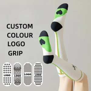 Customizable Breathable Sweat-Wicking Spandex/Polyester/Cotton Sports Socks Women Long Calf Tube Digital Printing Daily Cycling