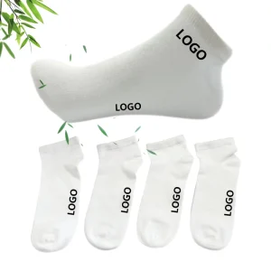 Customizable Bulk Breathable Anti-Bacterial Moisture Wicking Thin Bamboo Casual Ankle Socks Body Logo Men Women Daily