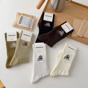 Customizable Embroidered Logo Ankle Socks for Children & Youth Breathable Spring Socks with Bottom Logo
