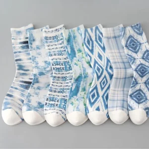 Customizable Logo Men’s Cotton Socks Daily Socks Factory OEM Manufacturer Color Knitted Custom logo Men and Women Casual