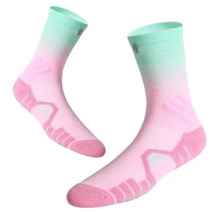 Customize High Quality Compression Crew Sport Socks Anti-Slip Breathable Fabric Thickened Cycling Hiking Basketball Youth