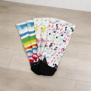 Customized Autumn Crew Adult Men’s Breathable Anti-Slip Quick Dry Knitted Printed Sports Socks