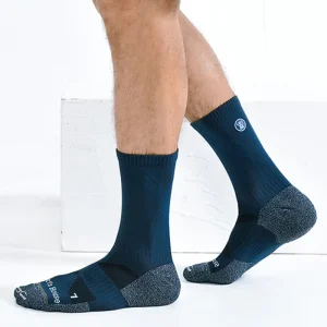 Customized Breathable Cushioned Men’s Basketball Socks Low MOQ Moisture Wicking Anti Blister for Game Training Sports