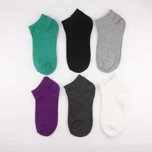 Customized Combed Cotton Multi-color Unisex Ankle Socks Soft Women Socks