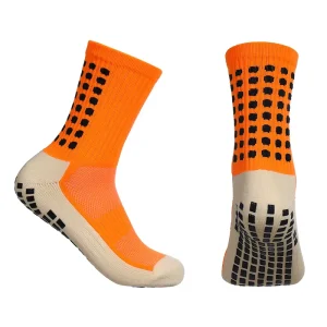 Customized Comfortable Anti-Slip Adhesive Ankle Socks Knitted Dot Pattern for Spring Football Yoga & Sports Fitness