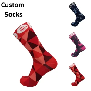 Customized High quality Cotton Dress Socks Colorful Holiday Crazy and Fun Crew Socks