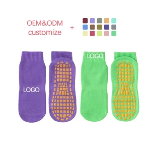 Customized High quality Knitted Breathable Anti Slip Quick Dry Spring Ankle Women’s Children’s Yoga Socks Body Cuff Design