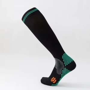 Customized Logo Compression Socks Sport Athletic 20 30 MMHG Nylon Compression Socks