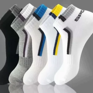 Customized Logo Socks Men’s Ankle Sport Socks Breathable Anti-Slip Running Socks