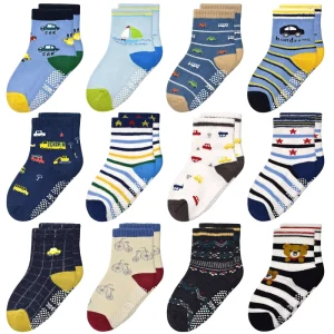 Customized Non-slip Children’s Socks Non-slip Boys and Girls Socks Suitable for 1-7 Years Old Children’s Baby Socks