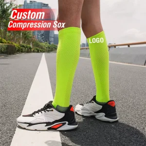 Customized Running Sports Socks Colorful Breathable Nylon Compression Socks