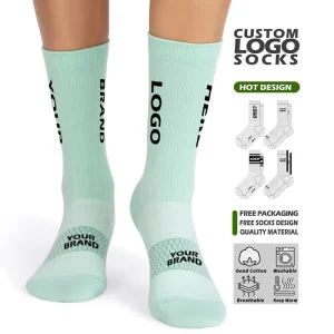 Customized Sport Socks For Men And Women Basketball Sports Cushion Socks With Custom Logo