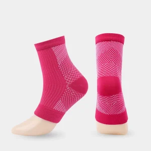 Customized Summer Low Cuteration Ankle Sports Compression Socks for Plantar Fasciitis Knitted