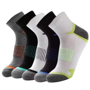 Customized Thick Terry Sports Ankle Socks Elastic and Soft Spring Autumn Short Tube Personalized with Logo on Cuff and Body