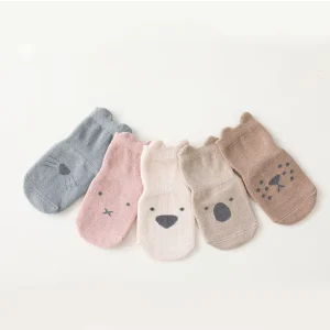 Cute Animal Baby Boys Girls Cotton Sock Autumn Non Slip Indoor Floor Socks Soft Toddler Baby Anti Slip Grip Baby Socks