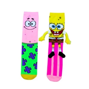 Cute Cartoon 3D Leg Warmers Breathable Knitted Socks for Girls and Kids