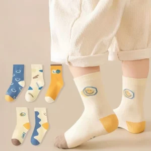 Cute Children’s Anti Bacterial Breathable Anti Slip Disposable Eco Friendly Quick Dry Sweat Absorbent No Show Socks