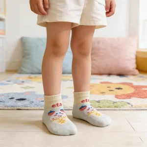 Cute Children’s Soft Casual Socks Knitted Custom Design Logo Ankle Premium Quality Eco-Friendly Breathable