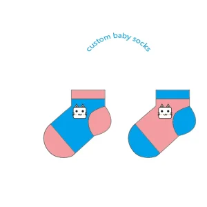 Cute Custom logo Unisex Boys Girls Kid Baby Cotton Comfortable Sports Short Crew Socks