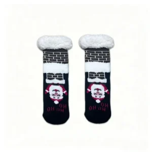 Cute Gingerbread Cartoon Crew Disposable Festive Cabin Socks for Girls Winter Essential Thermal Knit