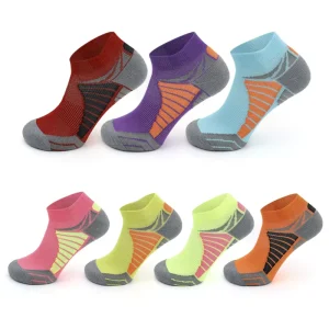 DL 0070 Men’s Ankle Socks With Cushion Sport Athletic Running Socks With 3D Dots