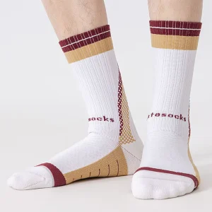 Daily Running Crew Socks Quick Dry Breathable Men’s Athletic Socks Custom Size Color Spring Youth for Training Gym Running