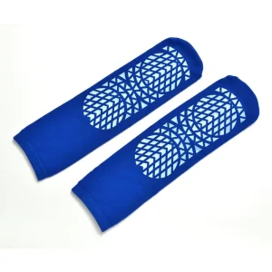 Dark Blue Non Skid Socks with Grips Unisex Different Colors Available for Home and Hospital