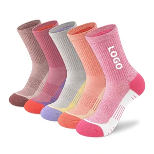 Design Your Own Crew Athletic Sock Comfortable Knit Cotton Sport Sock Custom Logo Sport Socks for Men