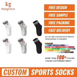 Design Your Own Logo Sock Custom Socks Maker Running Socks for Women